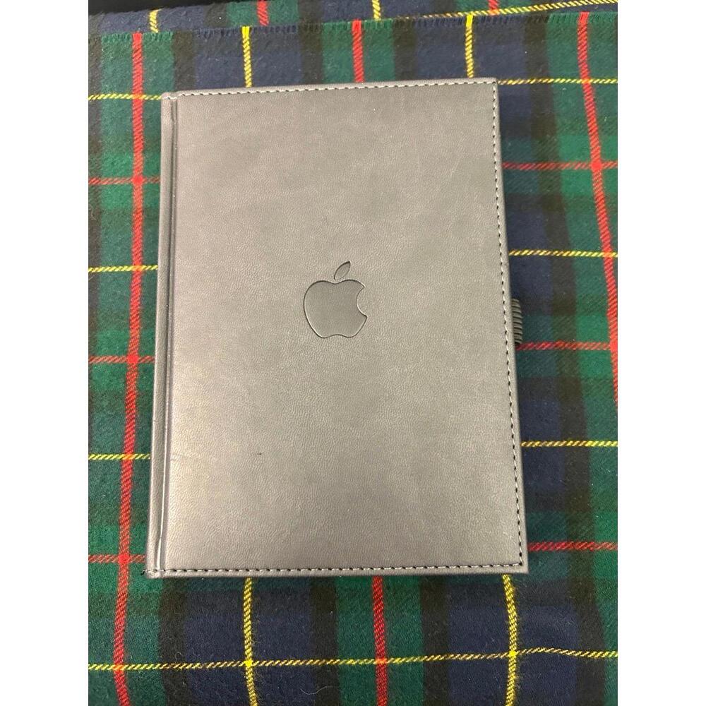 Apple logo bound journal